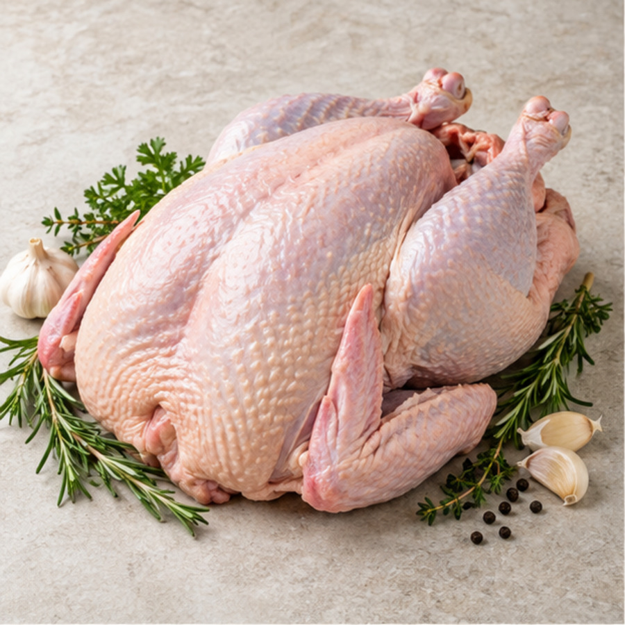 Fresh whole turkey available on request